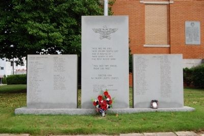 Saluda County Veterans Memorial Marker. Click for full size. Saluda County Veterans Memorial Marker image. Click for full size.