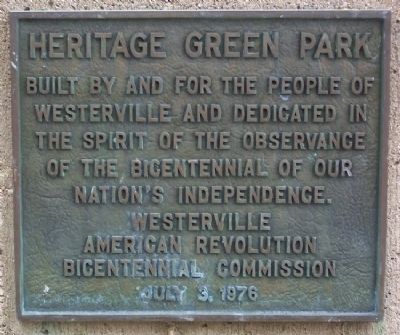 Heritage Green Park Marker image. Click for full size.
