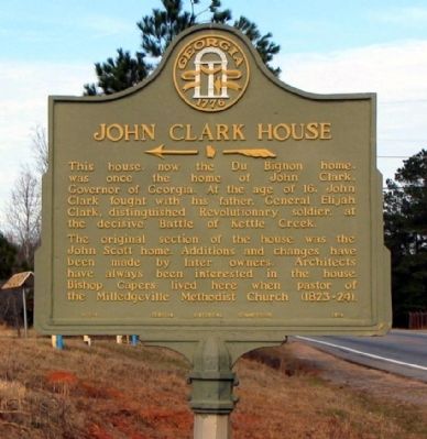 John Clark House Marker. Click for full size. John Clark House Marker image. Click for full size.