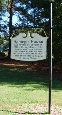 Hanover House Marker - Original Location image. Click for full size.