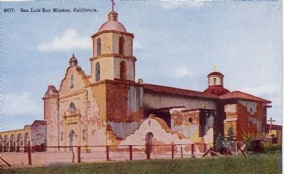 San Luis Rey Mission, California image. Click for full size.
