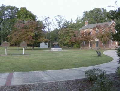 John B. Gordon Hall and Markers image. Click for full size.