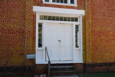 Old Pickens Church - Entrance Detail image. Click for full size.