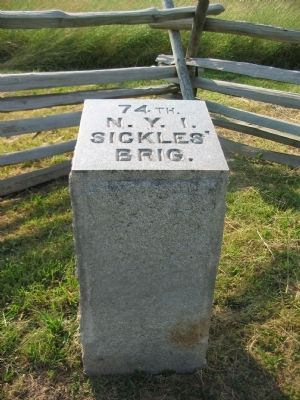 74th Regiment Marker Stone image. Click for full size.