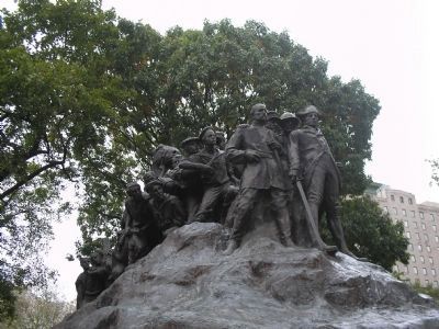 The Wars of America Monument image. Click for full size.