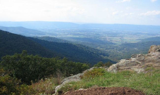 Fishers Gap on the Blue Ridge. Click for full size. Fishers Gap on the Blue Ridge image. Click for full size.
