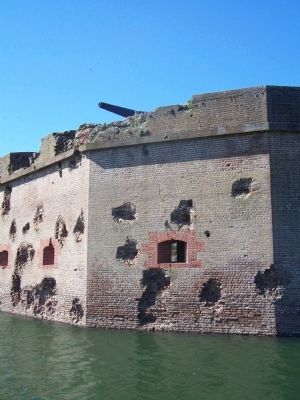 Moat around the walls of the Fort image. Click for full size.