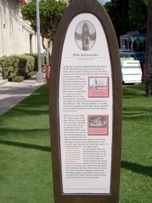 Duke Kahanamoku Marker. Click for full size. Duke Kahanamoku Marker image. Click for full size.