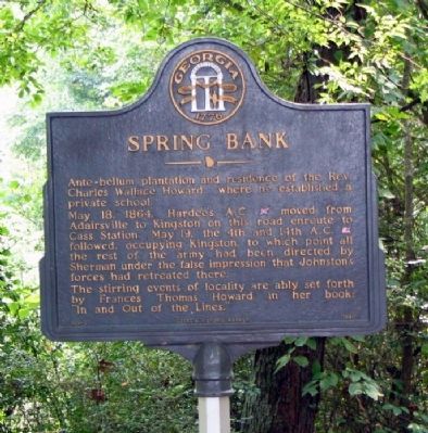 Spring Bank Marker image. Click for full size.