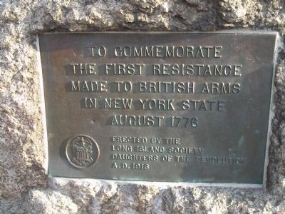 The First Resistance Marker. Click for full size. The First Resistance Marker image. Click for full size.