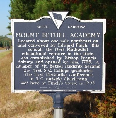 Mount Bethel Academy Marker - Front image. Click for full size.