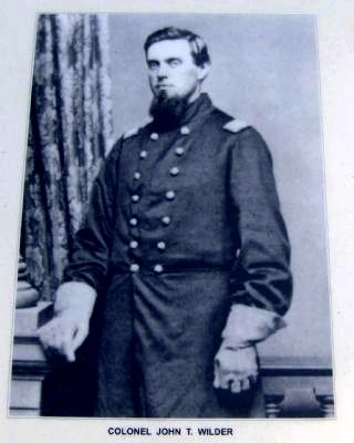 Leet's Spring and Tanyard Marker-Col. John T. Wilder image. Click for full size.