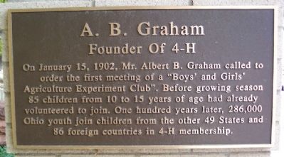 A. B. Graham Marker image. Click for full size.