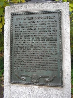 Site of the Dongan Oak Marker image. Click for full size.