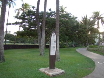 Fort DeRussy Park and Marker image. Click for full size.
