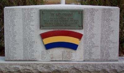 166th Infantry 42nd Division World War Memorial. Click for full size. 166th Infantry 42nd Division World War Memorial image. Click for full size.