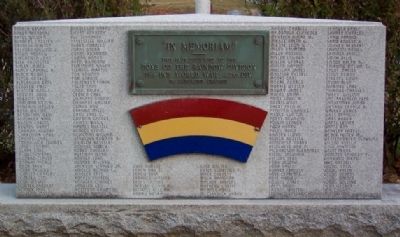 166th Infantry 42nd Division World War Memorial image. Click for full size.