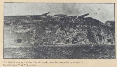 The Breached Wall Marker, lower left picture. Click for full size. The Breached Wall Marker, lower left picture image. Click for full size.