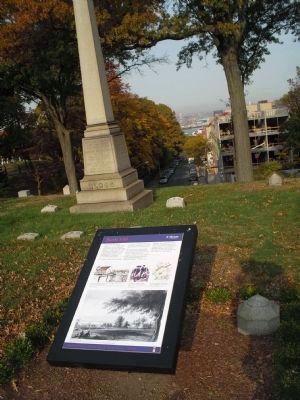 Marker in Green-Wood Cemetery. Click for full size. Marker in Green-Wood Cemetery image. Click for full size.