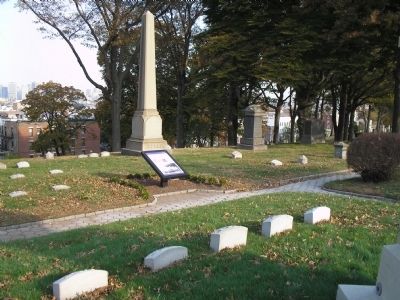 Marker on Battle Path. Click for full size. Marker on Battle Path image. Click for full size.