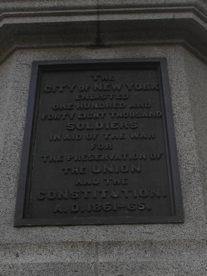 Civil War Soldiers’ Monument Marker. Click for full size. Civil War Soldiers’ Monument Marker image. Click for full size.