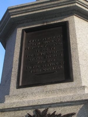 Right Side of Monument. Click for full size. Right Side of Monument image. Click for full size.