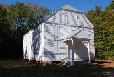 St. John's Church, 3rd Building - Known as the "White Church" image. Click for full size.