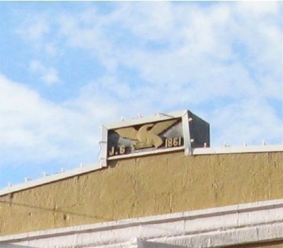 Sculpture at the Top of Building. Click for full size. Sculpture at the Top of Building image. Click for full size.