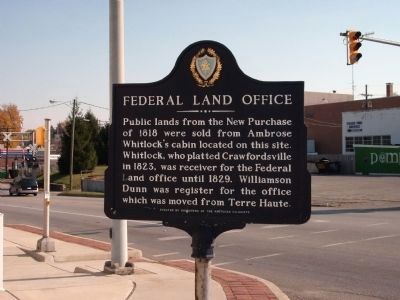 Federal Land Office Marker. Click for full size. Federal Land Office Marker image. Click for full size.