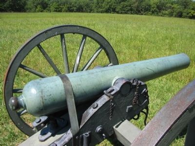 Confederate 6-pdr Gun image. Click for full size.