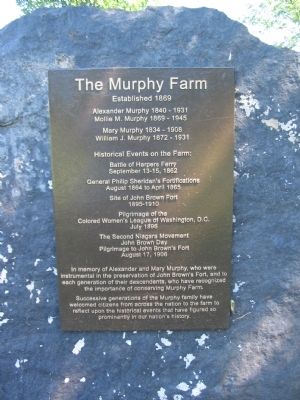 The Murphy Farm Marker image. Click for full size.