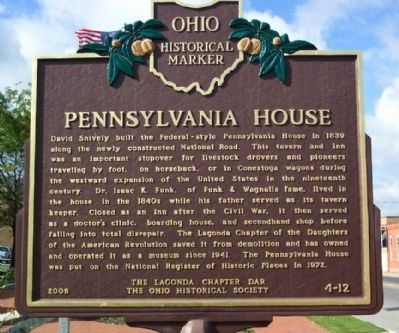 Pennsylvania House Marker (side A) image. Click for full size.