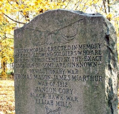 Top Section of  Marker image. Click for full size.