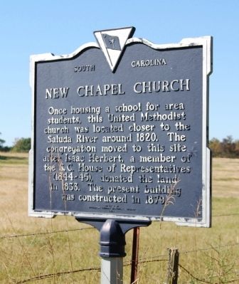 New Chapel Church Marker. Click for full size. New Chapel Church Marker image. Click for full size.