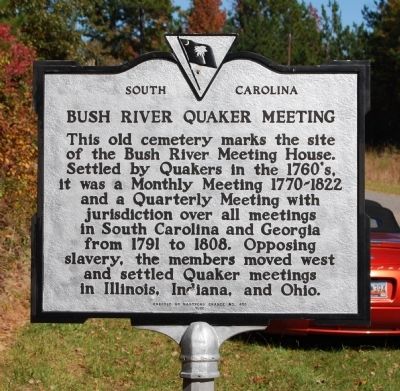 Bush River Quaker Meeting Marker image. Click for full size.