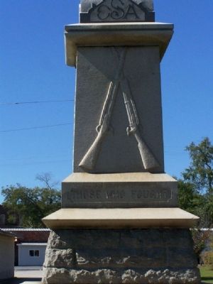 Jenkins County Confederate Memorial , East Face image. Click for full size.