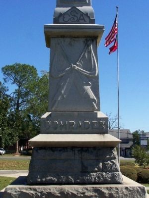 Jenkins County Confederate Memorial , west face. Click for full size. Jenkins County Confederate Memorial , west face image. Click for full size.