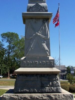 Jenkins County Confederate Memorial , west face image. Click for full size.
