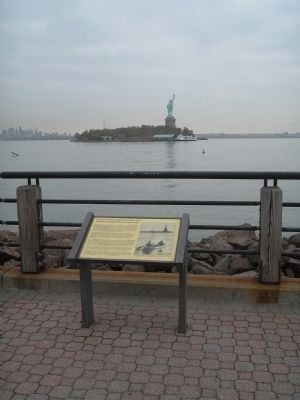 Marker in Liberty State Park image. Click for full size.