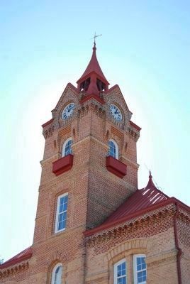 Newberry Opera House<br>Tower Detail. Click for full size. Newberry Opera House<br>Tower Detail image. Click for full size.