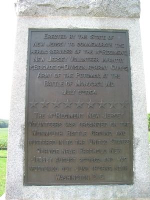 14th New Jersey Infantry Regiment Marker image. Click for full size.