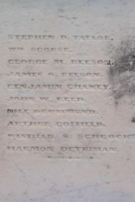 Mad River Township Civil War Memorial Honored Dead image. Click for full size.