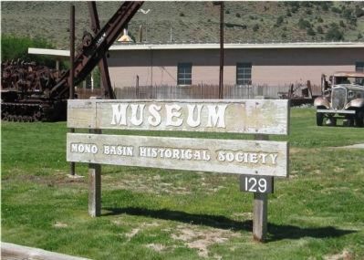 Mono Basin Historical Society Museum image. Click for full size.