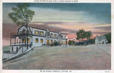 Blue Ridge Terrace, Afton, Va. image. Click for full size.