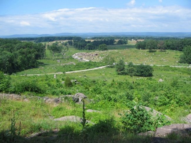 View from Little Round Top image. Click for full size.
