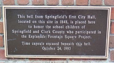 City Hall Bell Marker. Click for full size. City Hall Bell Marker image. Click for full size.