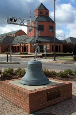 City Hall Bell and Marker. Click for full size. City Hall Bell and Marker image. Click for full size.