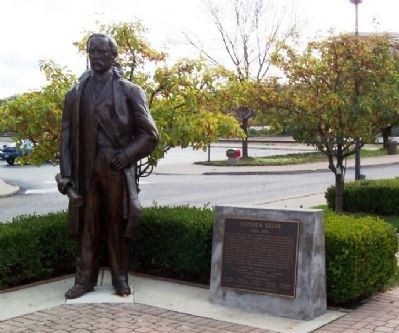 Oliver S. Kelly Statue and Marker image. Click for full size.