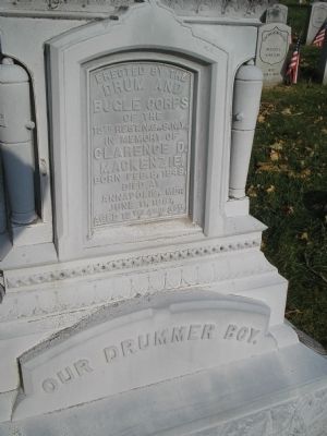 Our Drummer Boy Marker. Click for full size. Our Drummer Boy Marker image. Click for full size.