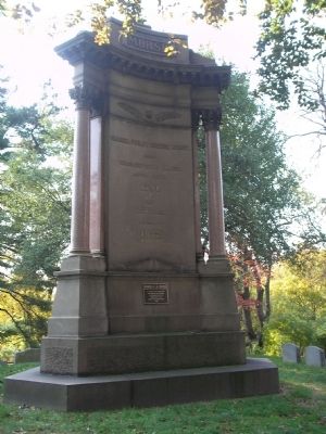 Marker in Green-Wood Cemetery image. Click for full size.
